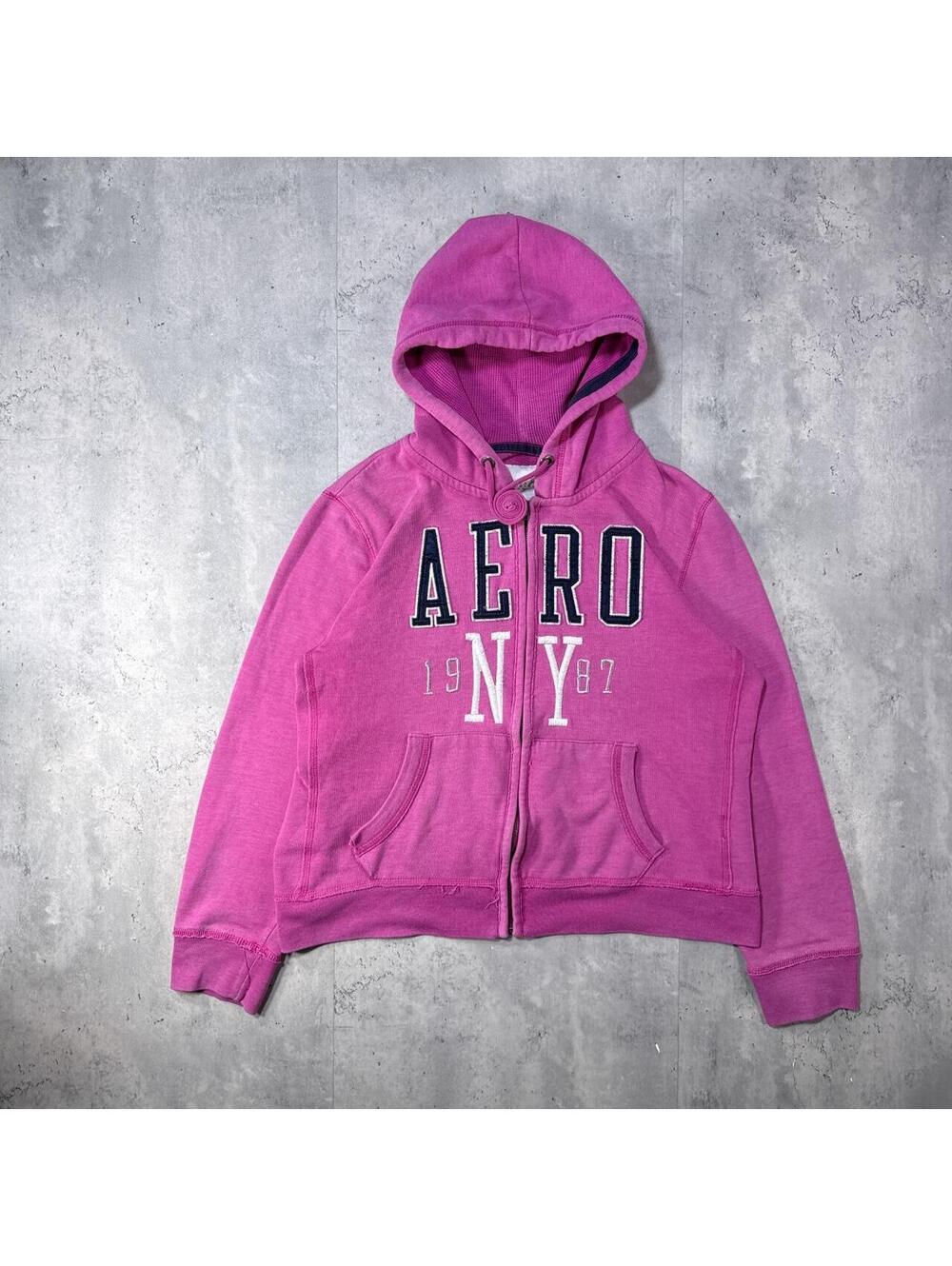 Y2K Aeropostale Pink 00s Hoodie Jacket